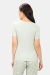 Amante Scoop Neck Sleep Tee - Dream Print — thumbnail 3
